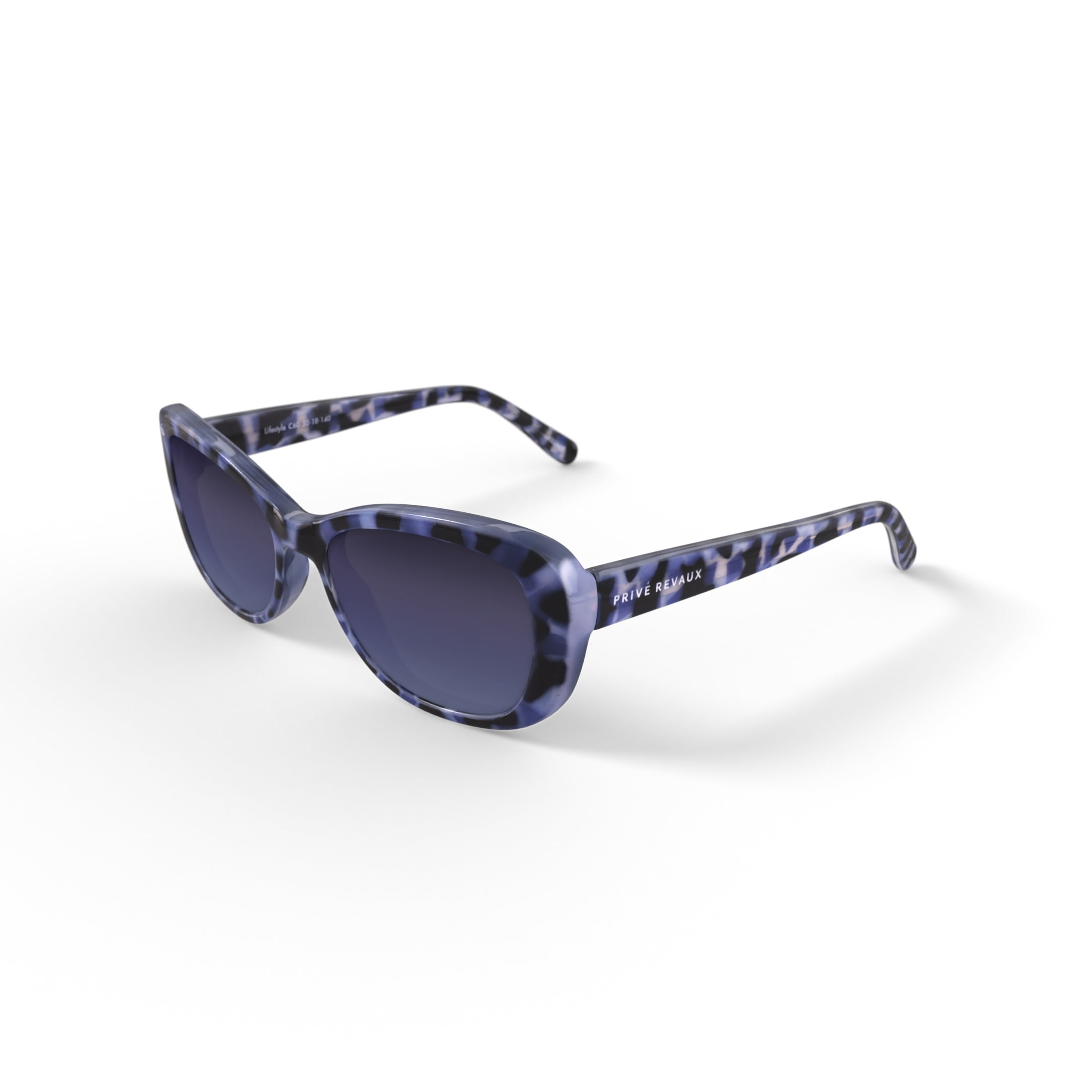 Prive Revaux Women's Rx'able Fashion Polarized Sunglasses, Lifestyle, Aviator, Blue, 55-18-140