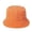 Dark Orange, variant on Koszal Fisherman Hat Breathable Twist Braid Solid Color Sun Protection Plush Bucket Cap for Winter