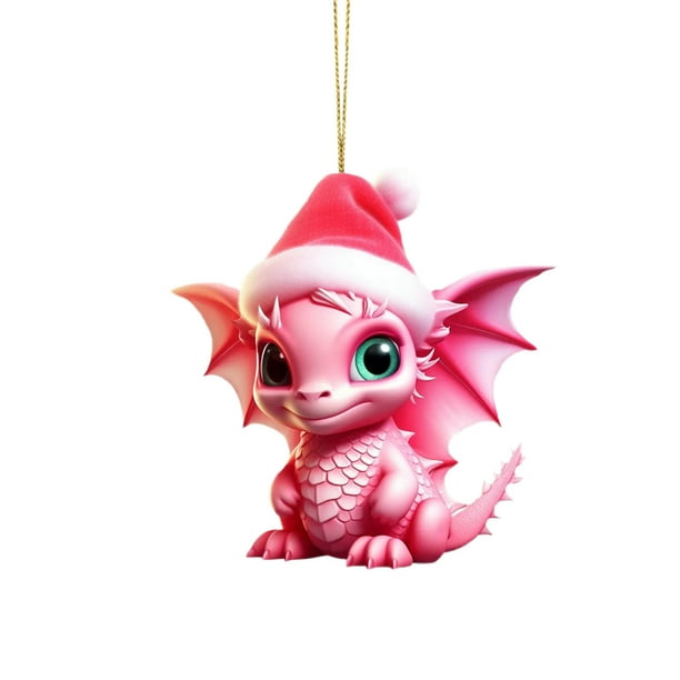 Ornamentos Del Árbol de Navidad, 2024 Ornamento de Navidad Acrílico Colgante Ornamentos Colgantes para Árbol de Navidad Decoración Del Hogar de la Fiesta Del Coche, Conjunto de 6