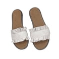 thumbnail image 3 of Sandalias de mujer, zapatillas de verano de playa planas para mujer, sandalias planas, diseño a prueba de futuro, 3 of 8