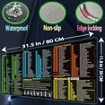 thumbnail image 5 of EclatChic Excel/Word/Power Point/Windows Cheat Sheet Desk pad, Large Gaming Office pc Mouse pad,Keyboard Shortcuts Mouse pad,Non-Slip Waterproof Desk mat,Over 200 Shortcut Mousepad(XL 31.5 x 11.8 in), 5 of 6