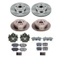 thumbnail image 2 of PowerStop Front and Rear Stock Replacement Brake Pad and Rotor Kit with Calipers Fits: TOYOTA Select Models KCOE2842, 2 of 7