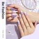 thumbnail image 3 of Set de esmaltes de uñas en gel modelones Purple Glitter, 6 colores, 3 of 9