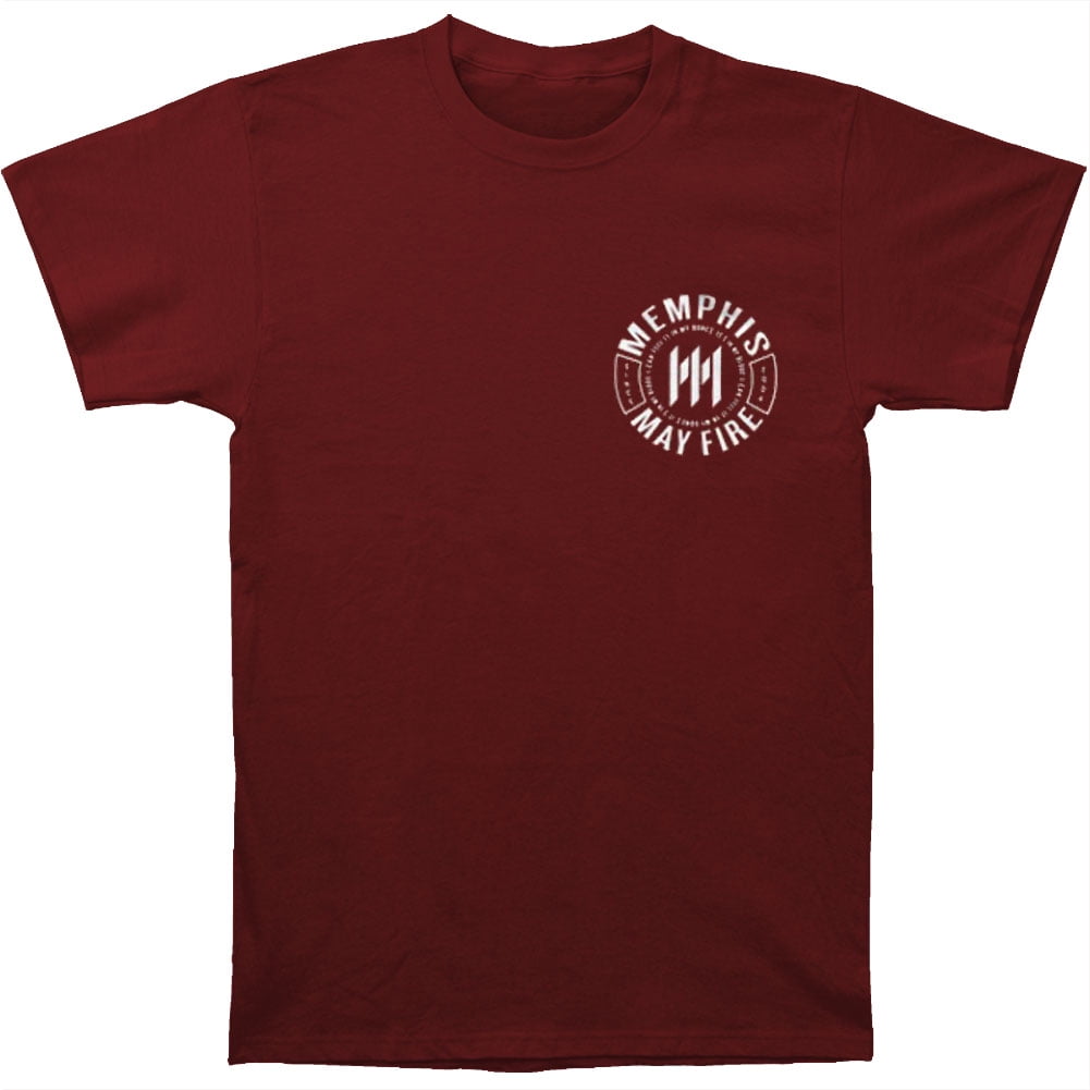 Memphis May Fire - Memphis May Fire Men's In My Bones T-shirt Maroon ...