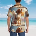 thumbnail image 4 of Fotbe Rainbow English Cocker Spaniel Camisa Hawaiana para Hombre Unisex – Camisa Casual de Verano con Botones de Manga Corta de Algodón y Lino,XX-Large, 4 of 7