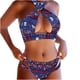 thumbnail image 1 of Elegante conjunto de bikini estampado sin mangas de una pieza para mujer Traje de baño Push-Up Traje de baño acolchado Traje de baño Ropa de playa OAVQHLG3B Store  lin121212, 1 of 4