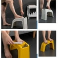 thumbnail image 3 of Bearachild Lightweight Rest For Better Comfort Posture Stools Stool Stools Stool Bathroom Tripod Plastic Small Footrest Type2 NO2, 3 of 6