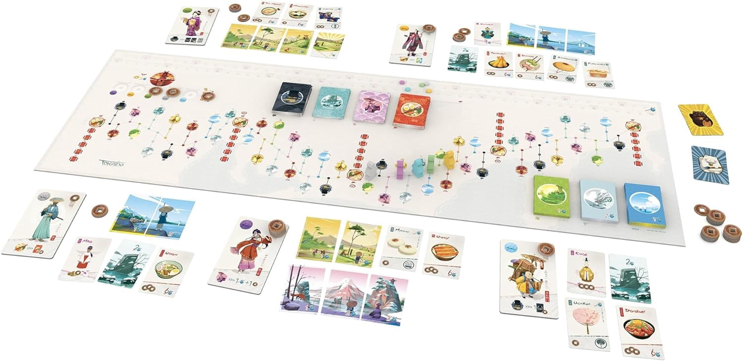 Tokaido by Antoine Bauza - A Zen Strategy Board Game About Traveling in Japan, from Stonemaier Games