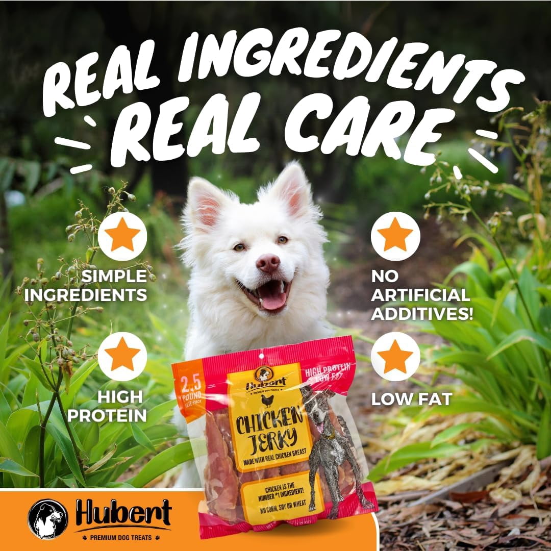 Hubert Pet Gourmet Duck Wrapped Rawhide Twists Natural Dog Treats, Grain Free, Low Ingredient, USA Tested -2 lb Resealable Value Pack