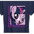thumbnail image 3 of My Little Pony - Character Block Twilight Sparkle - Women's Short Sleeve Graphic T-Shirt, 3 of 5