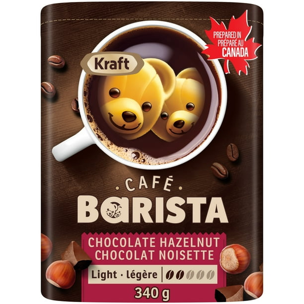 Kraft Cafe Barista Chocolate Hazelnut Light Roast Ground Coffee, 340g