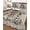 Beige, variant on Vintage Birds Twin Size Down Alternative Comforter,Lightweight Comforter Quilt Bedding Set with Pillow Shams Country Envelope Postmark Farmhouse Botancial Bed Comforter Duvet Insert 68"x86"