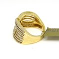 thumbnail image 4 of 1.19ct genuine diamond 18k yellow Gold Women wide anniversary band Ring Size 6.5, 4 of 12