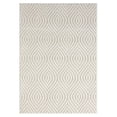 thumbnail image 2 of Laddha Home Designs 7.75' x 9.75' Geometric Trellis Indoor Outdoor Area Throw Rug - Cream, 2 of 9