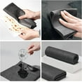 thumbnail image 5 of HYG 5 Pcs Highly Absorbent Cleaning Cloth Thickened Microfiber Fiber Cloth Reuseable Streak Free Rags Multipurpose Non Scratch Dishcloth for Home Kitchen Car Window Glass (Gray 12"×16"), 5 of 6