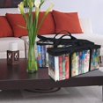 thumbnail image 2 of Evelots VHS Storage Bag-Movie Organizer-Video Tape-Handles-Hold 60-No Dust-Set/4, 2 of 4