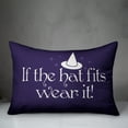 thumbnail image 3 of Creative Products If the hat fits, wear it! 14x20 Spun Poly Pillow, 3 of 3