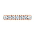 thumbnail image 3 of 1 Carat Diamond Wedding Band Ring in 14K Rose Gold (Ring Size 6.5) - IGI Certified, 3 of 4