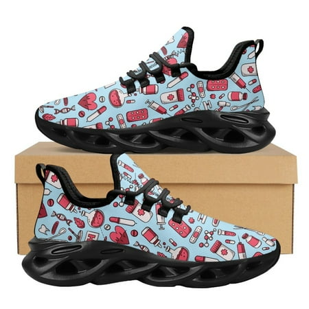 

Medical Student Nursing Shoes Hospital Work Soft Sports Shoes Comfortable Lace Up Walking Sneakers Nurse Doctor Medical Zapatos