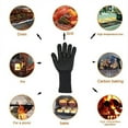 thumbnail image 6 of Wovilon Oven Mitts High Temperature Resistant Bbq Fireproof Flame Retardant Baking Insulation Glove, 6 of 9