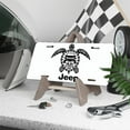 thumbnail image 3 of License Plate, Jeep Turtle Logo Decorative Front,Personalized Stainless Steel License Plate Cover For Men Women,12.2" X 6.2", 3 of 6