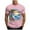 Pink, variant on Miqool Mens Graphic T-Shirts Crew Neck Short Sleeve Hawaiian Tropical Palm Tree Floral Tees Tops Muscle Slim Fitted Workout Athletic Gym Shirts