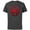 Charcoal, variant on Marvel Spider-Man: Across the Spider-Verse Miles Symbol Dots - Short Sleeve Cotton T-Shirt for Adults - Customized-Athletic Heather
