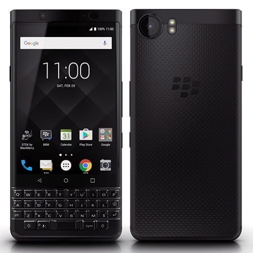 BlackBerry KEYone 64GB (Limited Edition Black, QWERTY Keypad, Single ...