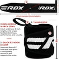 thumbnail image 5 of RDX Weight Lifting Wrist Support Wraps, IPL USPA Approved, Elasticated Pro 18” Cotton Straps, Thumb Loop, Powerlifting Bodybuilding Fitness Strength Gym Training WOD Workout, Gymnastics Calisthenics, 5 of 10
