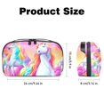 thumbnail image 5 of Unicorn Hard Drive Case - Waterproof Oxford Fabric Digital Bag for Cable Cord Organizer, Cable Box Organizer Small - 5.9x9.44x3.14 in, 5 of 6