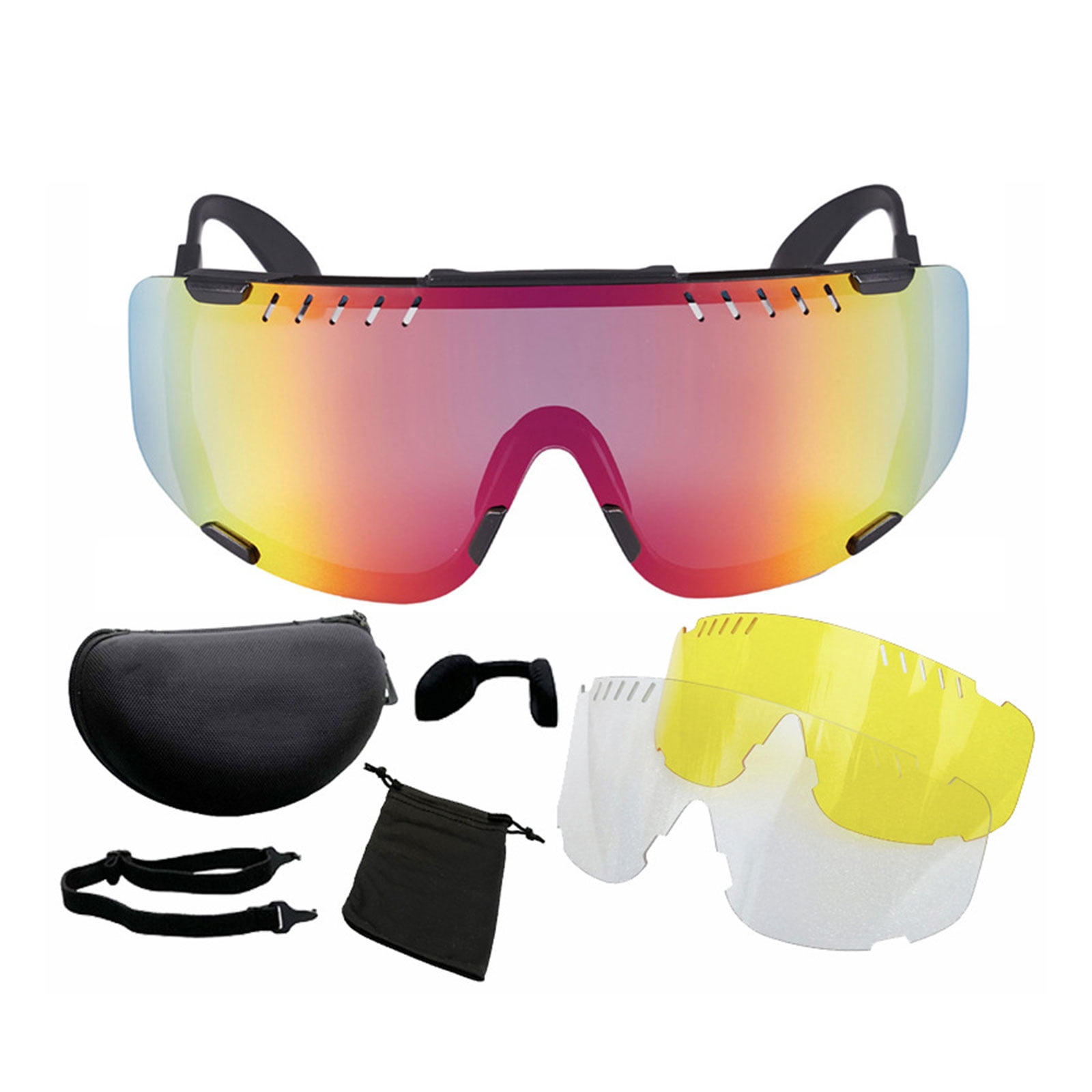 Motorcycle Riding Goggles Windproof Protective Glasses With Adjustable Leg For Outdoor Sports And Adventure