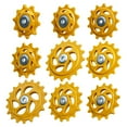 thumbnail image 3 of 10-18T MTB Bicycle Rear Derailleur Wheel Bearing Pulley Road Bike Guide Roller Yellow 12T, 3 of 6