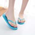 thumbnail image 6 of Women's Simple Flat Flip Flops Non-slip Soft Sole Casual Summer Beach Footwear Blue 35-36, 6 of 7