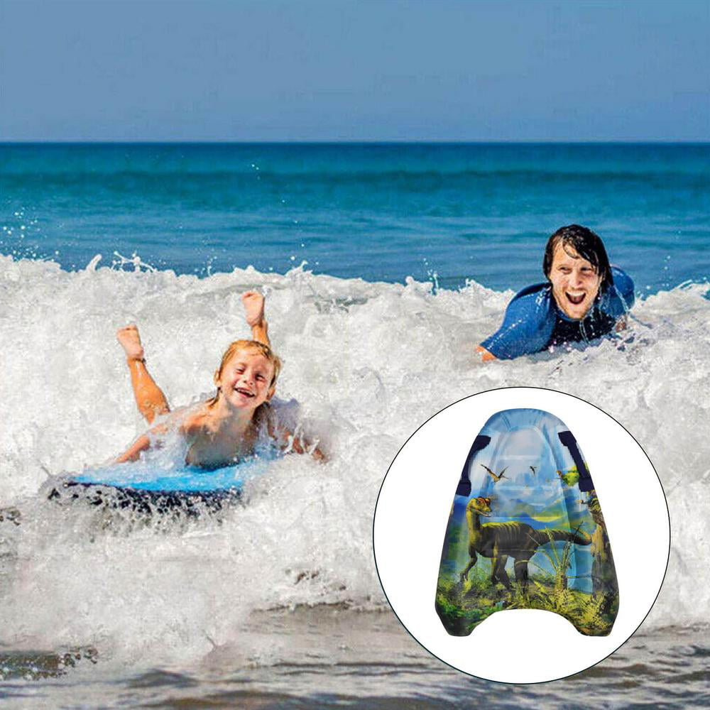 ADESUGATA Kids Portable Inflatable Surfboard,Bodyboard Swimming Pool Mattress Float Toy,with Handles Boys Girls Float Beach Chair for Both Adults Beginner and Childs Outdoor Sports 