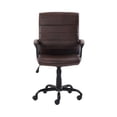 thumbnail image 4 of Mainstays Bonded Leather Mid-Back Manager's Office Chair, 4 of 6