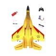 thumbnail image 4 of Planeador RC de 2 canales y 2,4 GHz, listo para volar, ideal para principiantes, niñas y niños, regalo de cumpleaños. Amarillo, 4 of 9