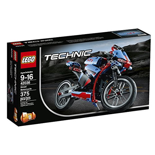 LEGO Technic Moto de Rue 375 Pièces Enfants Jeu de Construction 42036