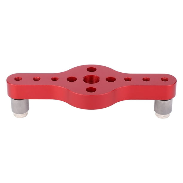 Calibre de perforadora localizador de perforación de agujero central calibre perforador de aleación de aluminio herramienta de carpintería DIY con buje de taladro de 3 uds ANGGREK Otros