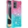 thumbnail image 7 of HCTian Case for Motorola Moto Edge 5G 2024, Premium Stylish Gradient Bling Quicksand Sparkle Shiny Glitters Fashion Shockproof Cover Case for Motorola Moto Edge 5G 2024, 7 of 7