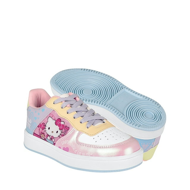 TENIS CASUALES NIÑA HELLO KITTY 3967 SIMIPIEL ROSA 18-21