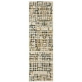 thumbnail image 3 of Oriental Weavers Carson Area Rug - 0748F - 2'3" x 7'6" - in Beige/ Grey - Modern Style, Stain Resistant, Family and Pet Friendly , Entryway, Hallway Runner Rug, 3 of 8