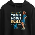 thumbnail image 3 of Barbie - Holidays & Christmas - Hanukkah This Is How I Roll  - Juniors Cropped Pullover Hoodie, 3 of 5