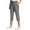Dark Gray, variant on Women's Lounge Joggers Sweatpants Summer Running Athletic Camping Travel Golf Capri Pants with Pockets by Yigetop Black L