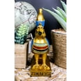 thumbnail image 7 of Egyptian God Horus Falcon Bird With Pschent Crown On Royal Pedestal Figurine, 7 of 7