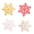 thumbnail image 2 of Inteprter 3 uds copo de nieve de Navidad pieza chimenea ventana escaparate colgante decorativo atmósferas fiesta decoración interior Kits de decoración para fiestas Oro Inteprter HA069943-01, 2 of 6