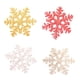 thumbnail image 3 of Billuyoard De copos de nieve de Navidad, escaparate de chimenea, colgante decorativo, decoración de ambientes, decoración artesanal para interiores y Kits de decoración para fiestas Oro Billuyoard HA069943-01, 3 of 6