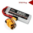 thumbnail image 3 of Batterie Lithium 11.1V 2200Mah 3S-45C avec Prise Xt60 Remplacement pour Modèle Rc Quadcopter Drone Alimentation Électrique Haute Vitesse Accessoire comme Montré dRu78, 3 of 7