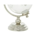 thumbnail image 5 of DecMode 7" Silver Globe with Tiered Base, 5 of 9