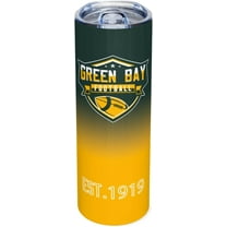 GreenBay EST 1919 Tumblers 20oz Straight Skinny Car Cups Sports Travel Coffee Mug, Stainless Steel, Insulated,Classic Collection Gifts for Men Women Fans
