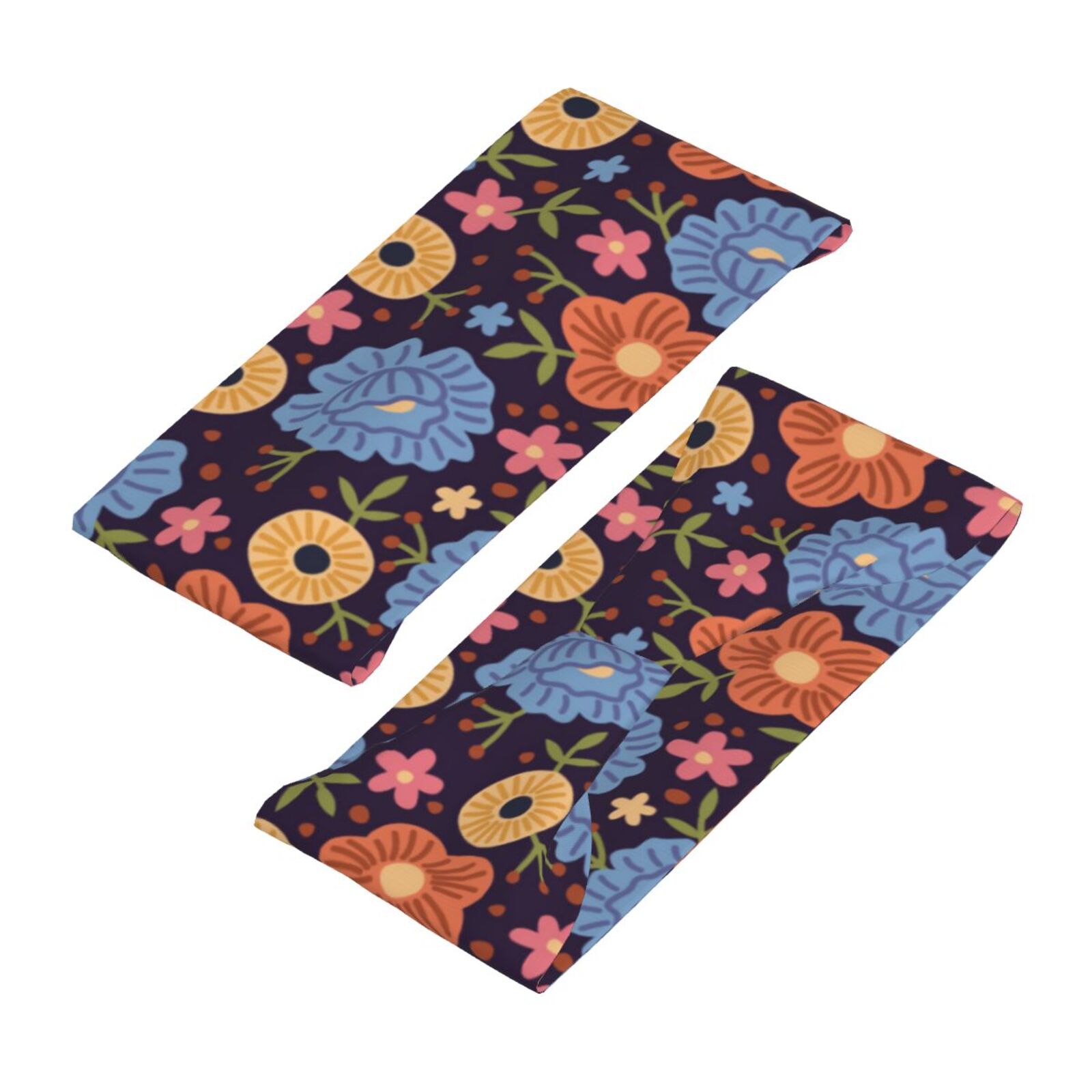 Floral Sport Headband for Running Workout Yoga Grip Moisture Wicking Floral Workout Headband: Stretchy Moisture-wicking Hair  main image 2